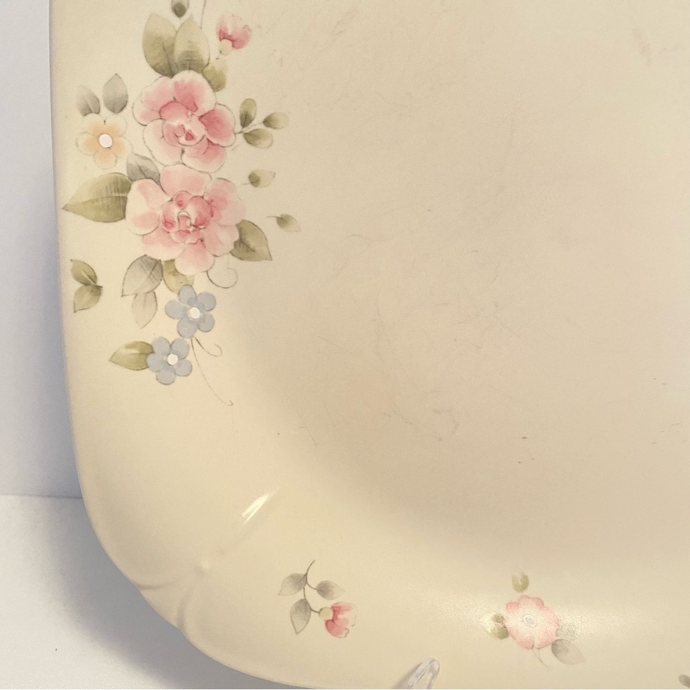 Pfaltzgraff Tea Rose 12" x 12" Square Serving Platter - Picture 6 of 11